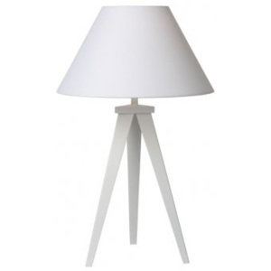 LUCIDE stolní lampa JOLLI Table Lamp E27 D32 H63cm Wood/Shad
