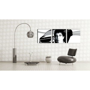 Ručně malovaný POP Art AL PACINO 3 dílný 150x50cm
