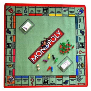 Hrací koberec Monopoly - 92x92 cm