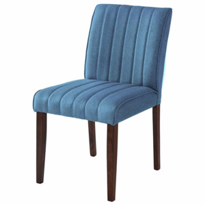 Jídelní čalouněná židle v modré barvě KN417