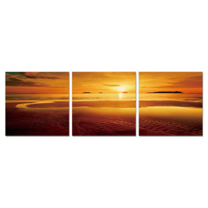 Obraz na zeď - Západ slunce, (180 x 60 cm)