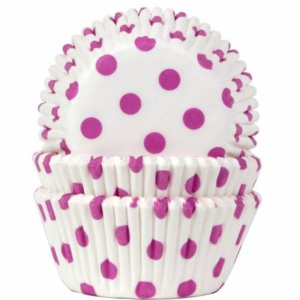 Košíčky na muffiny 50ks růžové puntíky - House of Marie - House of Marie