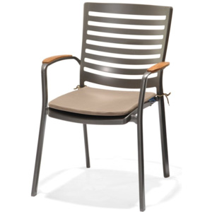 Clemente hliníková židle Černá