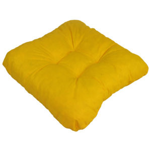 TP Sedák na židli 40x40 Molitanový Žlutý