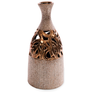 Luxusní keramická váza CARAMEL 14x30