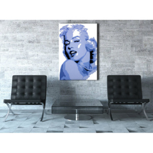 Ručně malovaný POP Art Marilyn Monroe 1 dílný 70x100cm