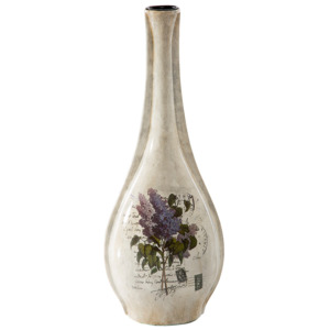 Luxusní keramická váza CAROLYN21x13x56 cm