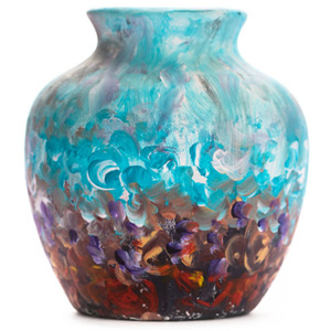 Malovaná váza ELA 7x8 cm