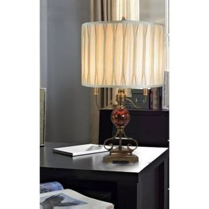 HT Lampa stolní kov a polyresin 64cm