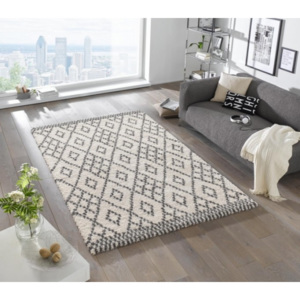 Chlupatý kusový koberec Grace 102594 béžový Typ: 80x150 cm