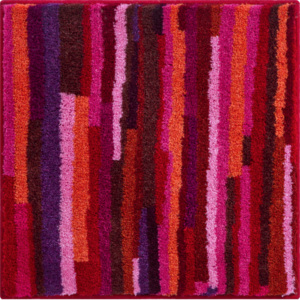 Grund Koupelnová předložka Tara, červená-růžová-fialová, 60x60 cm