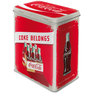 Nostalgic Art Plechová dóza - Coca-Cola (Coke Belongs) 3l