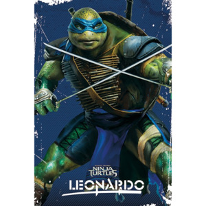 Plakát - Želvy Ninja, Teenage Mutant Ninja Turtles (Leonardo)