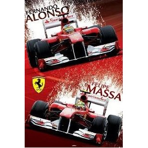 Plakát – Fernando Alonso & Filipe Massa