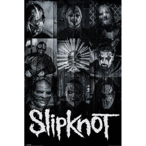 Plakát - Slipknot (masky 2)