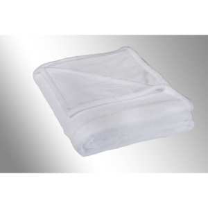 Micro deka jednolůžko 150x200 cm bílá