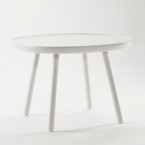 Bílý odkládací stolek z masivu EMKO Naïve Large