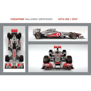Plakát – Vodafone McLaren Mercedes MP4-26 (1)