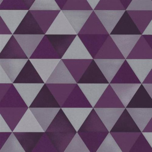 Vliesové tapety na zeď Graphics Alive 13267-40, geometrický vzor fialovo-šedý, rozměr 10,05 m x 0,53 m, P+S International