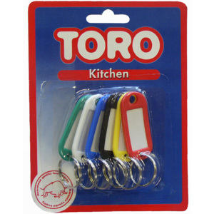 TORO | Rozlišovač klíčů s popisem 6 ks