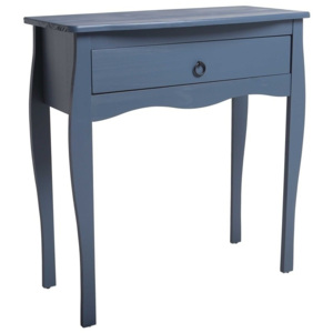 Modrý konzolový stolek z borovicového dřeva SOB Oculus