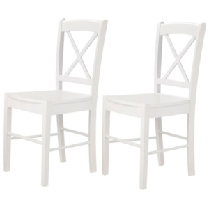 Sada 2 bílých židlí Støraa Trento Cross