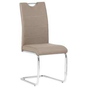 Tempo Kondela Židle IZMA - béžová ekokůže / béžová látka