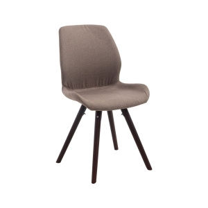 Jídelní židle Mody, látka, lakovaná podnož buk (Světle šedá) csv:152414805 DMQ