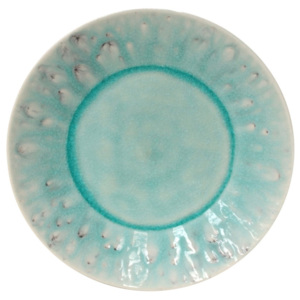 Modrý keramický dezertní talíř Costa Nova Madeira, ⌀ 21 cm