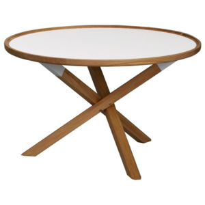 Přírodní dubový stolek Folke Sphinx, ⌀ 80 cm