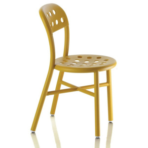 Žlutá židle Magis Pipe