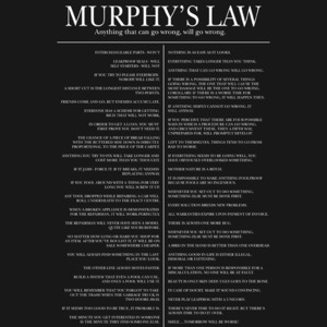 Plakát - Murphy's law