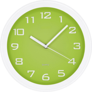 Postershop Nástěnné hodiny: Klasické (zelená) - 28 cm