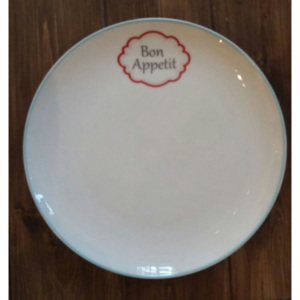 Porcelánový talíř Bon Apetit 20,5 cm, Krasilnikoff