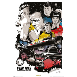 Plakát - Star Trek (To Boldly Go Where No Man Has Gone Before)