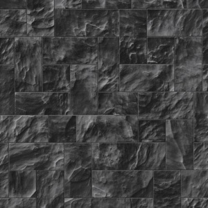 Vliesové tapety na zeď Origin 42102-10, kámen obkladový černo-šedý, rozměr 10,05 m x 0,53 m, P+S International