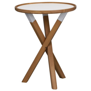 Přírodní dubový stolek Folke Sphinx, ⌀ 50 cm