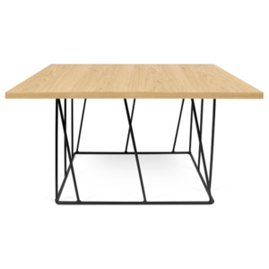 Konferenční stolek s černými nohami TemaHome Helix, 75 x 75 cm