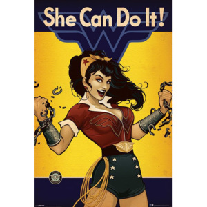 Plakát - Wonder Woman (She Can Do It!)