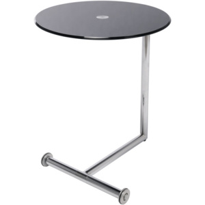 Černý odkládací stolek Kare Design Easy Living, ⌀ 46 cm