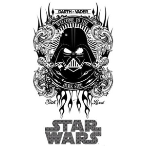 Samolepky Star Wars Darth Vader SPLB82TS, rozměr 90 x 160 cm, IMPOL TRADE
