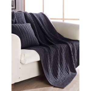 Pletená deka Grey
