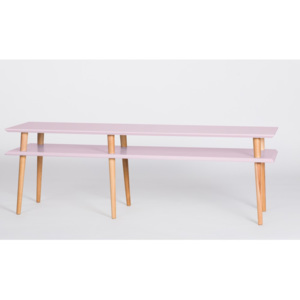 Růžový konferenční stolek Ragaba Mugo, délka 159 cm