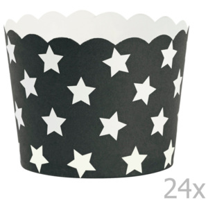 Sada 24 pečicích košíčků Miss Étoile Stars