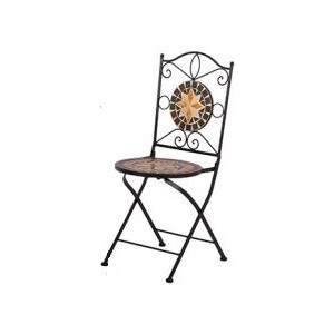 KI Židle kov Toska mozaika 38x93cm Set 2ks