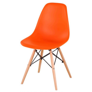 Tempo Kondela Židle CINKLA NEW - oranžová + buk