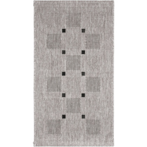 Kusový koberec Floorlux 20079 silver-black 80 x 150
