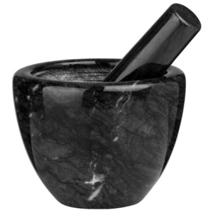 Černý mramorový hmoždíř Premier Housewares Marble