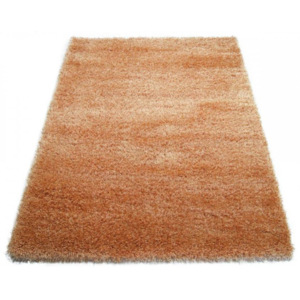 Kusový koberec Shaggy vlas 50 mm oranžový, Velikosti 120x170cm