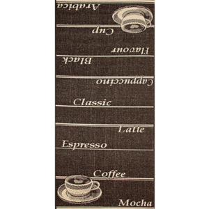 Kusový koberec Coffee hnědý 80x120, Velikosti 80x120cm